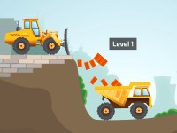 Игра Грузовики за работой Игра Грузовики за работой